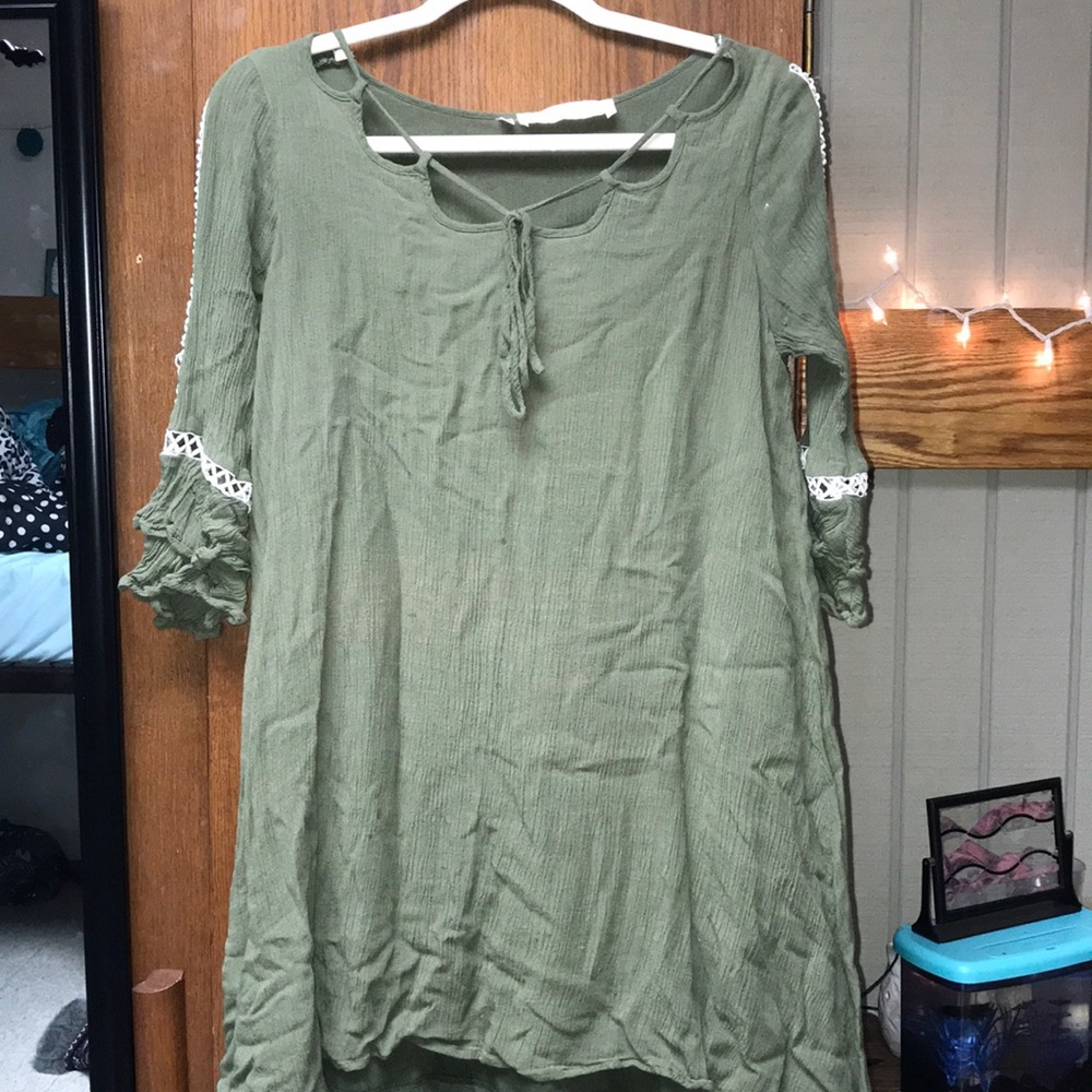 Green sun dress